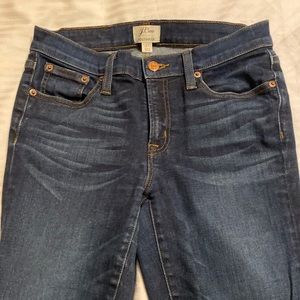 J Crew Toothpick Jeans 27